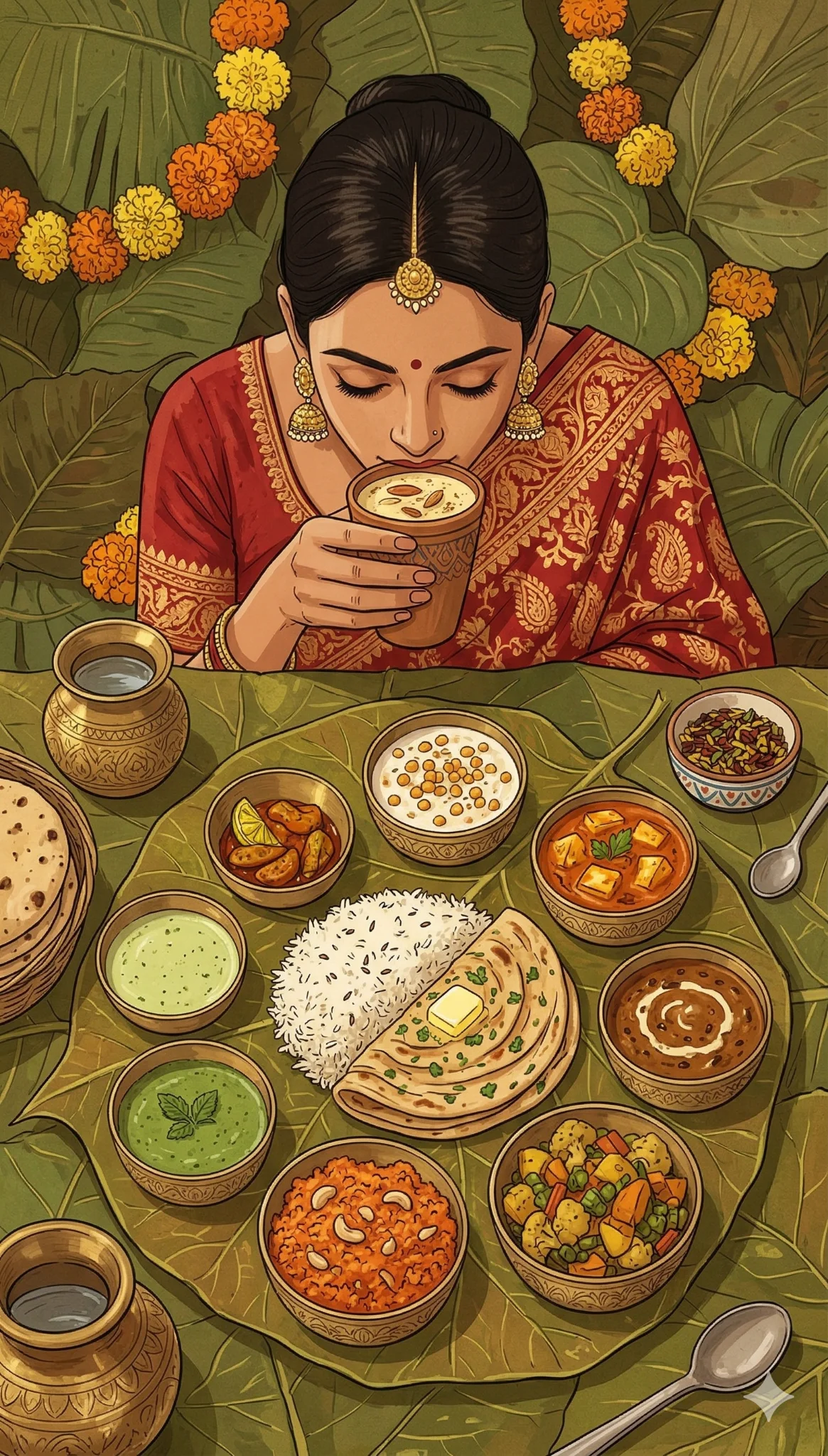 Indian thali feast — Bhabhi Indian Restaurant Hsinchu